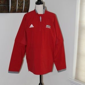 Adidas, pull over Unisex  MSU Field hockey convertible jacket